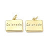 Brass Pendants KK-D229-22E-G-1