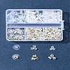 6 Styles Brass Bullet Clutch Bullet Clutch Earring Backs with Pad FIND-FS0003-08P-8