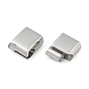 Tarnish Resistant 316 Surgical Stainless Steel Magnetic Clasps with Glue-in Ends STAS-F269-02P-01A-2