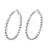 304 Stainless Steel Hoop Earrings EJEW-S250-04A-P-4