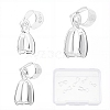 6Pcs 3 Style 925 Sterling Silver Pendant Bails STER-SC0001-17-1