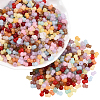 600Pcs Opaque Glass Beads SEED-PA0001-18-1