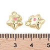 Rack Plating Alloy Enamel Charms FIND-B037-05G-01-3