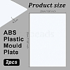 ABS Plastic Mould Plates AJEW-WH0314-399E-02-2