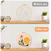 Flower Pattern Punch Embroidery Starter Kits DIY-WH20007-743B-6