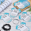24Pcs Word Printed Paper Bracelet Display Cards BJEW-FG0001-05A-4