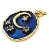 Brass Micro Pave Cubic Zirconia Pendants KK-K339-03A-G-2