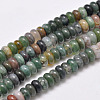 Natural Indian Agate Beads Strands X-G-F349-01-6x4mm-1