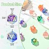 Electroplated Resin Pendants RESI-CJC0023-15-2