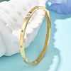 304 Stainless Steel Rhinestone Bangles for Women X-BJEW-Z092-05G-2