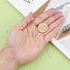 PVD Vacuum Plating Brass Round Spacer Beads X-KK-I601-3mm-S-RS-5