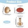 Cowhide Leather Spacer Beads FIND-CA0011-34-2