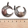 Natural Rhodonite Pendants G-L602-01R-15-3