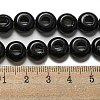 Natural Black Stone Beads Strands G-P536-A03-01-5