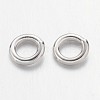 Brass Open Jump Rings X-JRC4mm-NF-2