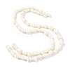 Natural Shell Beads Strands BSHE-D020-01-2