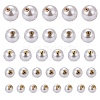 90Pcs 5 Size High Luster Eco-Friendly Plastic Imitation Pearl Ear Nuts OACR-LS0001-01-2