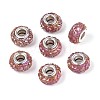 Opaque Resin European Beads RESI-T057-29G-1