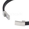 Microfiber Leather ID Cord Bracelets BJEW-P328-02P-3