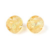 Handmade Foil Lampwork Beads Strands FOIL-T008-04G-3