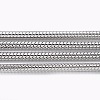 Tarnish Resistant 304 Stainless Steel Round Snake Chains CHS-K007-06C-01-1