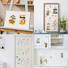 8 Sheets 8 Styles PVC Waterproof Wall Stickers DIY-WH0345-174-6