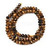 Natural Tiger Eye Bead Strands G-D344-A20-03-4