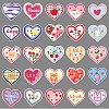 50Pcs Heart PET Waterproof Stickers PW-WG2DBD2-01-4