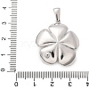 304 Stainless Steel Pendants STAS-Q349-01A-P-3