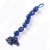 Natural Lapis Lazuli Car Hanging Decorations HJEW-O002-05-1