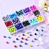 Baking Painted Glass Beads DGLA-Q026-02-7