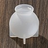 Round Wishing Bottle DIY Pendant Silicone Molds DIY-K073-02-2