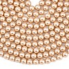 Eco-Friendly Dyed  Glass Pearl Round Beads Strands HY-A002-8mm-RB064-5