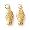 Ion Plating(IP) 304 Stainless Steel Charms STAS-Q333-11G-1