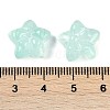 Transparent Spray Paint Glass Beads GLAA-H035-02I-3