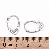 Anti-Tarnish Rhodium Plated 925 Sterling Silver Leverback Earrings STER-K168-022P-4