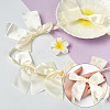 2Pcs Cloth Bowknot Hanging Banner for Christmas Tree Decoration AJEW-SP0002-82B-3