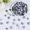 300Pcs 2 Styles Acrylic Beads OACR-PA0001-72-7