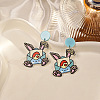 Easter Acrylic Dangle Stud Earrings FS-WG1C5A1-04-2