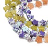 5 Styles Synthetic Imperial Jasper & Natural Red Aventurine & HuBei Turquoise & Lemon Jade & African Turquoise Beads Strands G-D095-A06-4