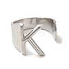 Non-Tarnish 201 Stainless Steel Finger Rings RJEW-H223-04P-K-1