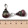 Dyed Natural Marble Pendants G-B127-03P-11-3