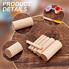  50Pcs 5 Style Solid Beech Wood Craft Sticks WOOD-NB0002-68A-5