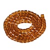 Transparent Glass Beads Strands GLAA-R041-8x8mm-A08-2