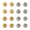30 Pcs 2 Colors Brass Beads RB-CD0001-02-2