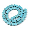 Synthetic Turquoise Beads Strands UNKW-T001-02A-2