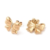 304 Stainless Steel Stud Earrings EJEW-S227-30G-06-2