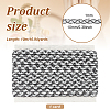 10M Polyester Metallic Braided Lace Trim DIY-WH0491-44B-2