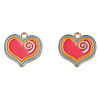 Alloy Enamel Pendants PALLOY-N160-87-2