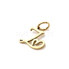 26Pcs 304 Stainless Steel Letter A~Z Charms STAS-P411-01G-2